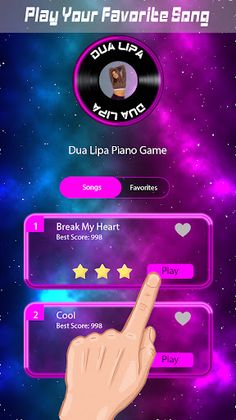 Dua Lipa Piano Game - Screenshot 2