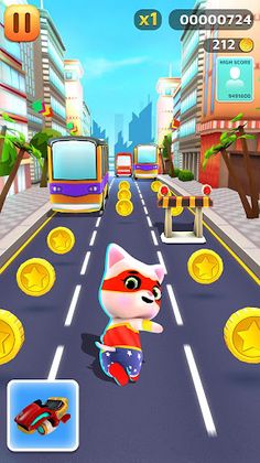Pet runner - Cat run games - Screenshot 3