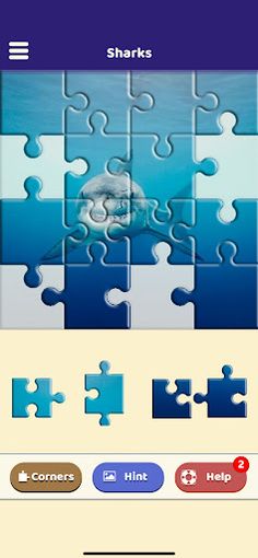 Shark Lovers Puzzle - Screenshot 2