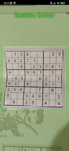 Sudoku solver (camera) - Screenshot 1