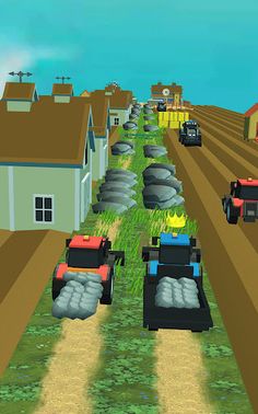 Tractor Running Farming Games - Screenshot 2