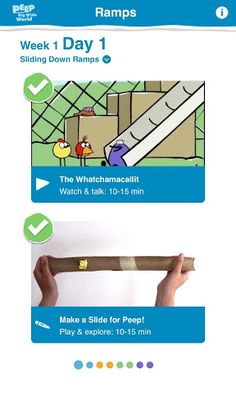 PEEP Family Science: Ramps - Screenshot 1