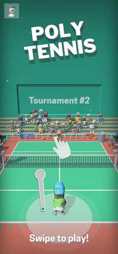 Poly Tennis: Offline Clash - Screenshot 1