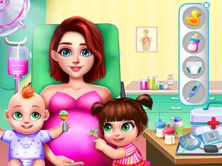 Pregnant Mommy: Twin Baby Care - Screenshot 1