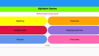 Alphabet Games - Screenshot 1