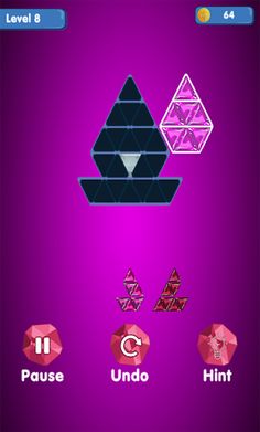 Triangle jewels block puzzle - Screenshot 1