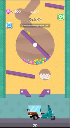 sand ball dig puzzle - Screenshot 1