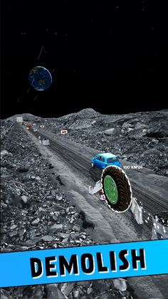 Crazy Tire - Reach the Moon - Screenshot 2