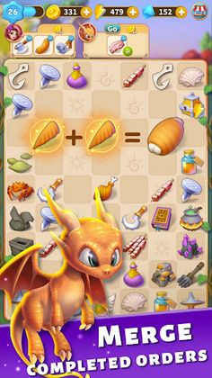 Myst Merge - Elf & Dargon - Screenshot 2