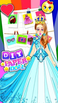 DIY Paper Doll Game For Girls - Screenshot 1