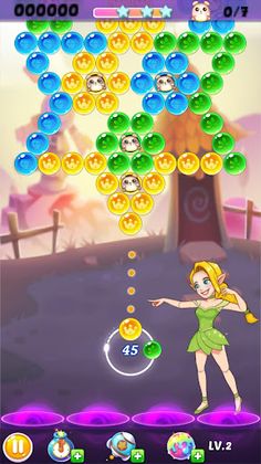 Bubble Fairy pop Match - Screenshot 2