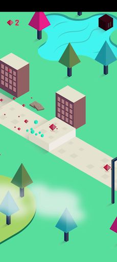 Cube city Running - Screenshot 2