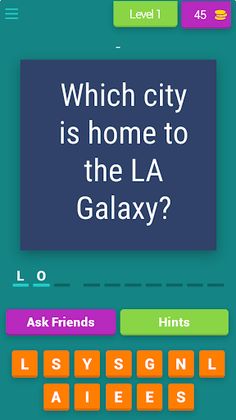 MLS Soccer Trivia Challenge - Screenshot 1
