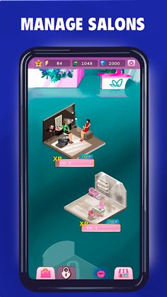 Beauty Salon IDLE Merge - Screenshot 1