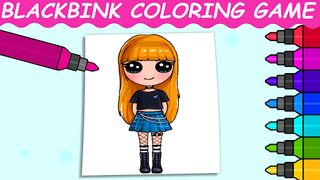BlackPink Coloring Game - Screenshot 1