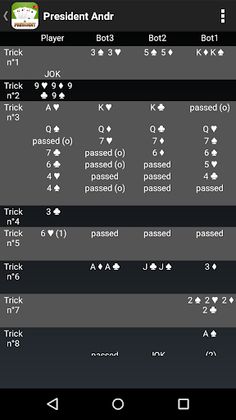 President Andr Card Game - Screenshot 4