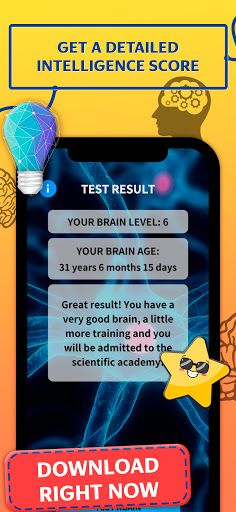 Brain Age Test - Mind Training - Screenshot 2