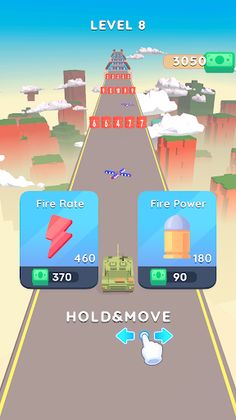 Sky Tank Run : Tank Race 3D - Screenshot 1