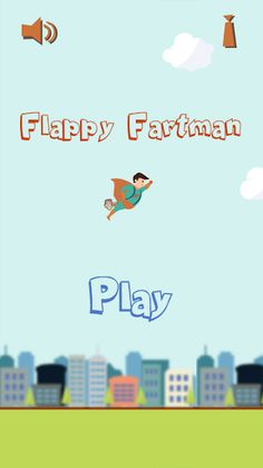 Flappy Fartman - Screenshot 1