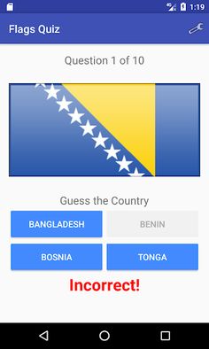 Flags Quiz - Screenshot 2
