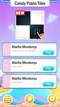 Marília Mendonça piano tiles - Screenshot 1