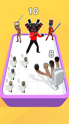 Toilet Monster Merge Battle - Screenshot 2