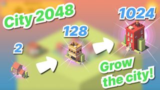 City Game 2048: Puzzle tile - Screenshot 1