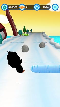 Antarctic Penguin Run - Screenshot 1