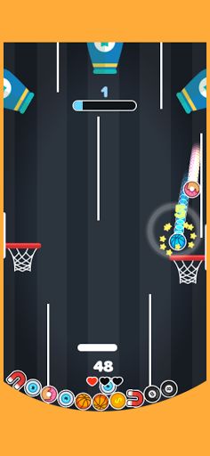 Bouncy Dunks : Fire Hoop Dunks - Screenshot 3