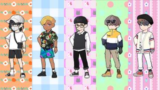 Kpop Boy Group Dress Up - Screenshot 1