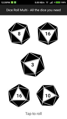 Dice Roller D6, D8, D20, etc - Screenshot 4