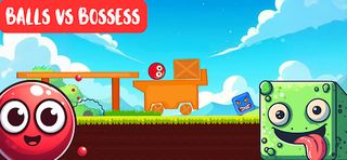 Red Hero Jumping Bounce Ball - Screenshot 1