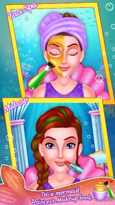 Mermaid Princess Makeup Salon - Screenshot 1