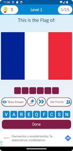 Country quiz - Screenshot 1