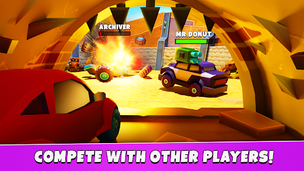 Car Eats Car 5 - Racing Game - Screenshot 2
