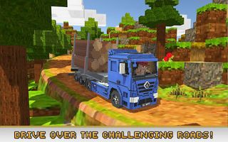 Blocky Truck Simulator - Screenshot 2