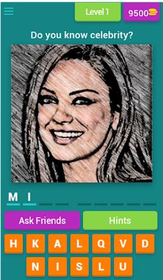 Red Carpet Celeb - Word Game - Screenshot 1