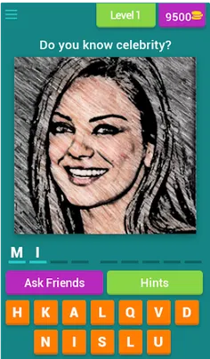 Red Carpet Celeb - Word Game - Screenshot 1