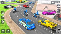 US Cop Duty Police Bike Chase - Screenshot 2