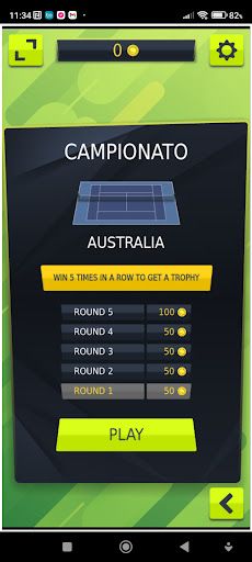 Tennis open 22 - Screenshot 1