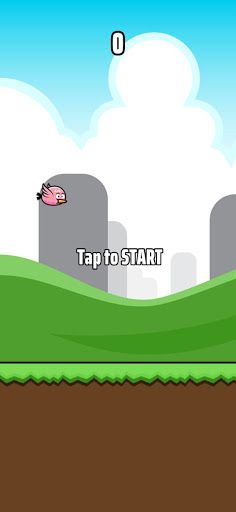 Flappy Peggy adventures: offli - Screenshot 1