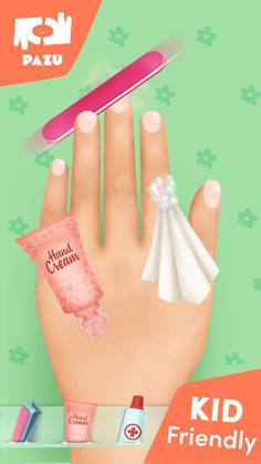 Girls Nail Salon - Kids Games - Screenshot 3