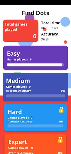 find me dots - Brain Training  - Screenshot 1