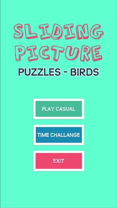 Sliding Puzzles - Birds - Screenshot 1