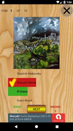 Painters Quiz - Screenshot 4