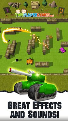 2 Player Tank Wars - Screenshot 1