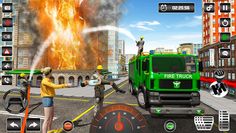Emergency Fire Truck Game - Screenshot 3
