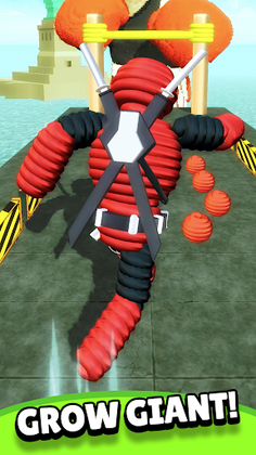 Rope Man Run - Yarn Hero Game - Screenshot 1