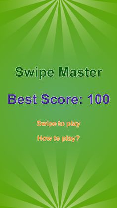 Swipe Master - Reflex test - Screenshot 1