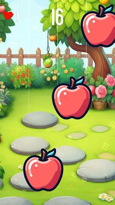 Apple Catching Piano Song - Screenshot 4
